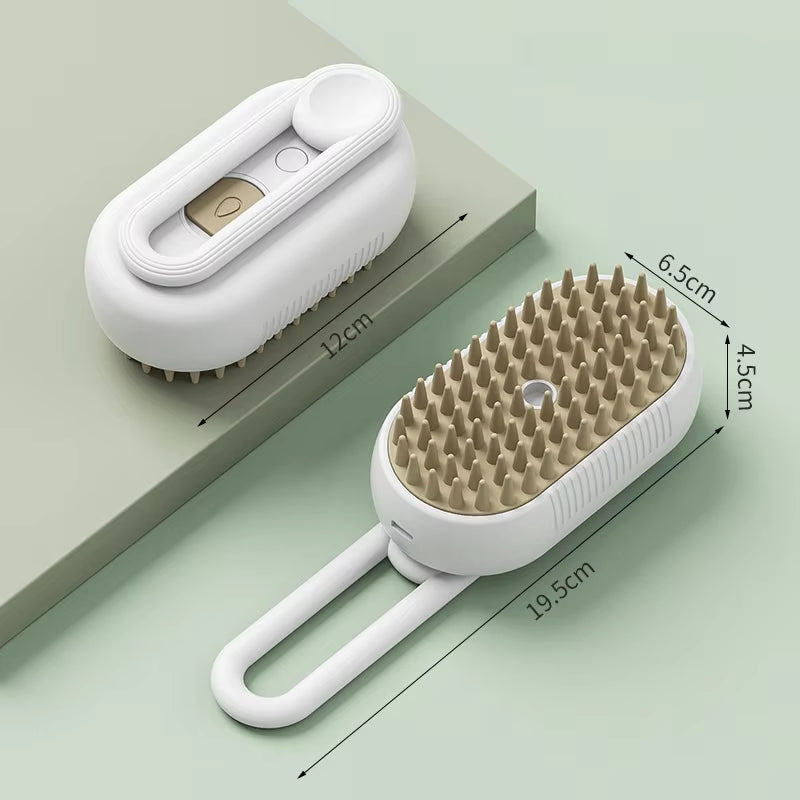 Brosse à vapeur pour chien et chat